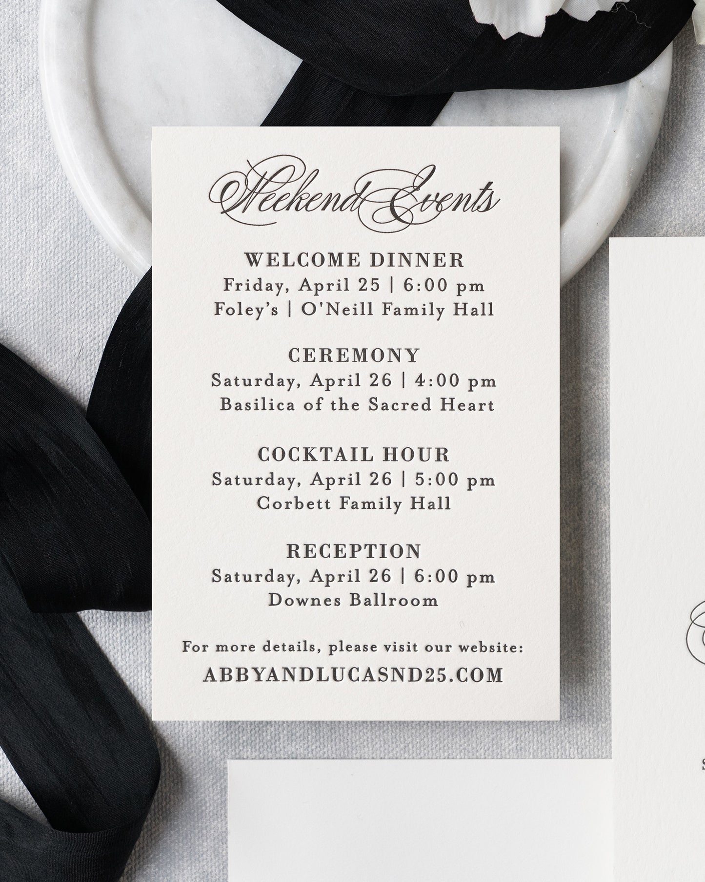 The Studio Edition Wedding Invitation Suite