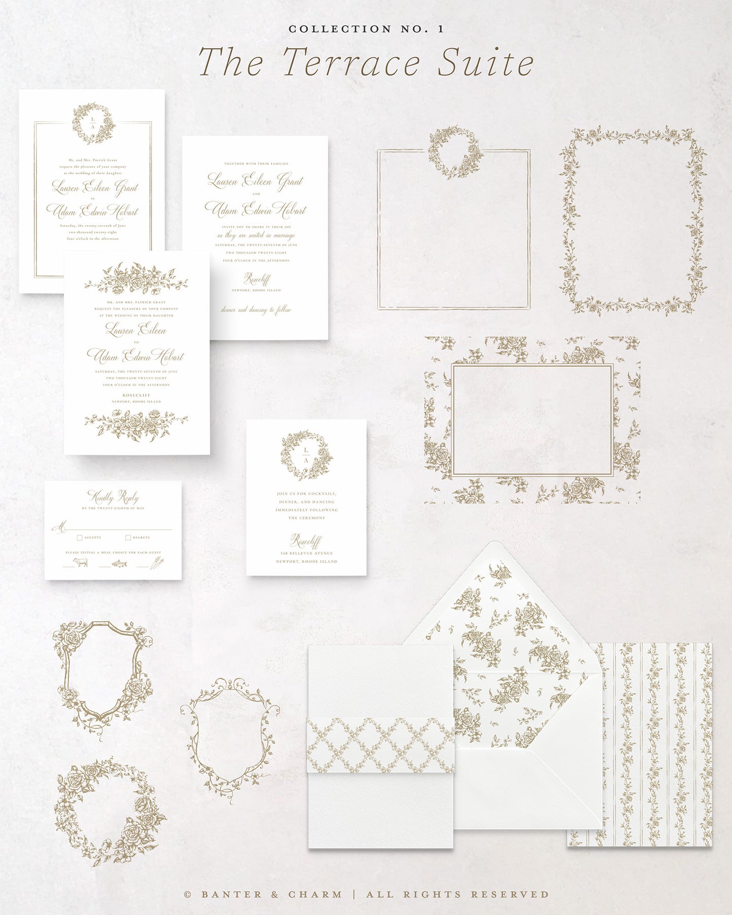 The Terrace Collection | Wedding Invitation Suite