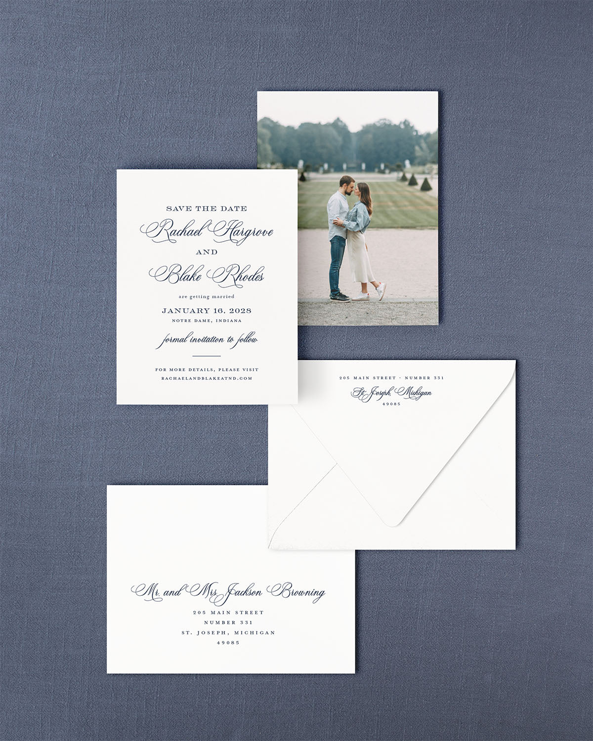 The Basilica Collection | Classic Save the Date Card