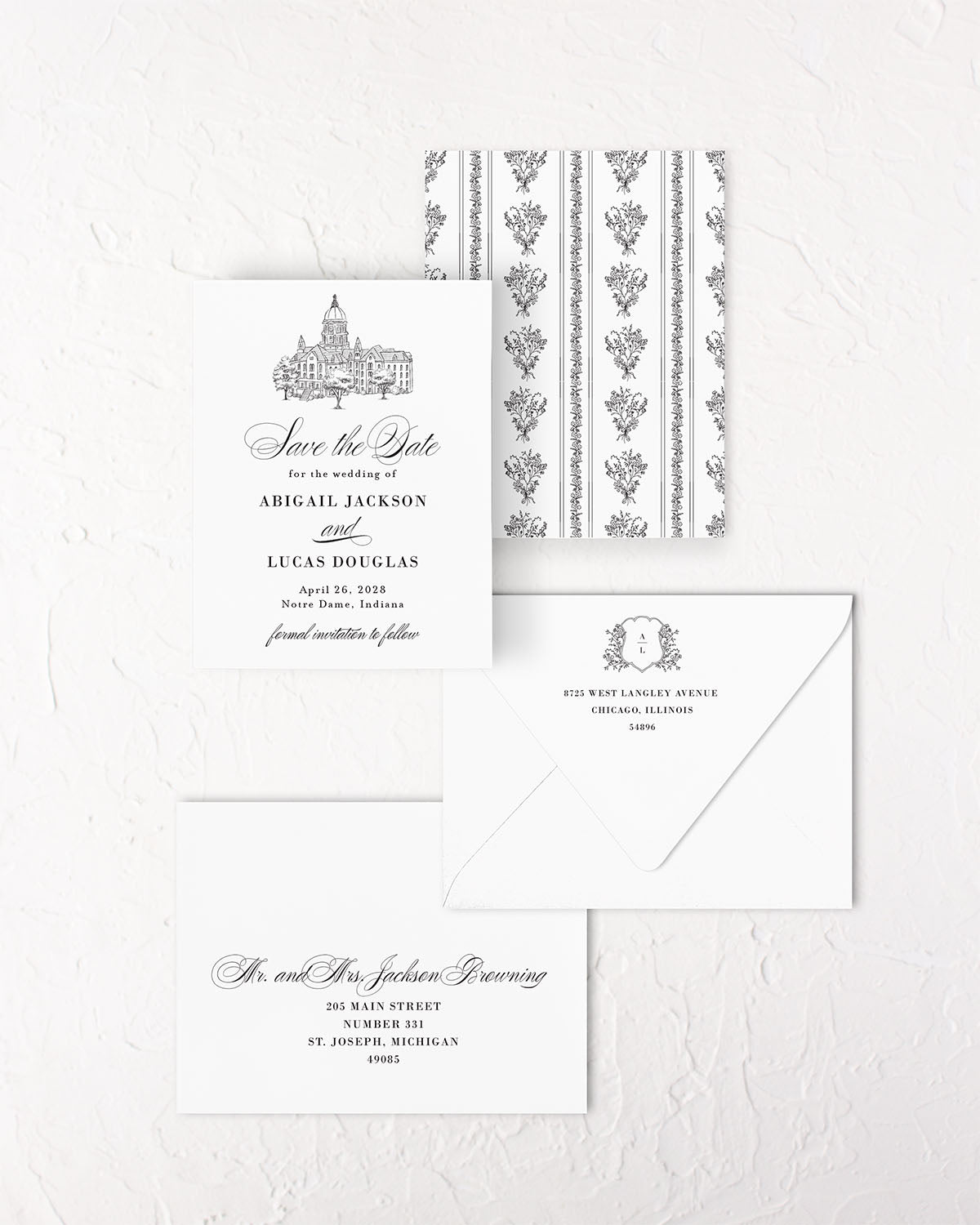 The Timeless Collection | Classic Save the Date Card