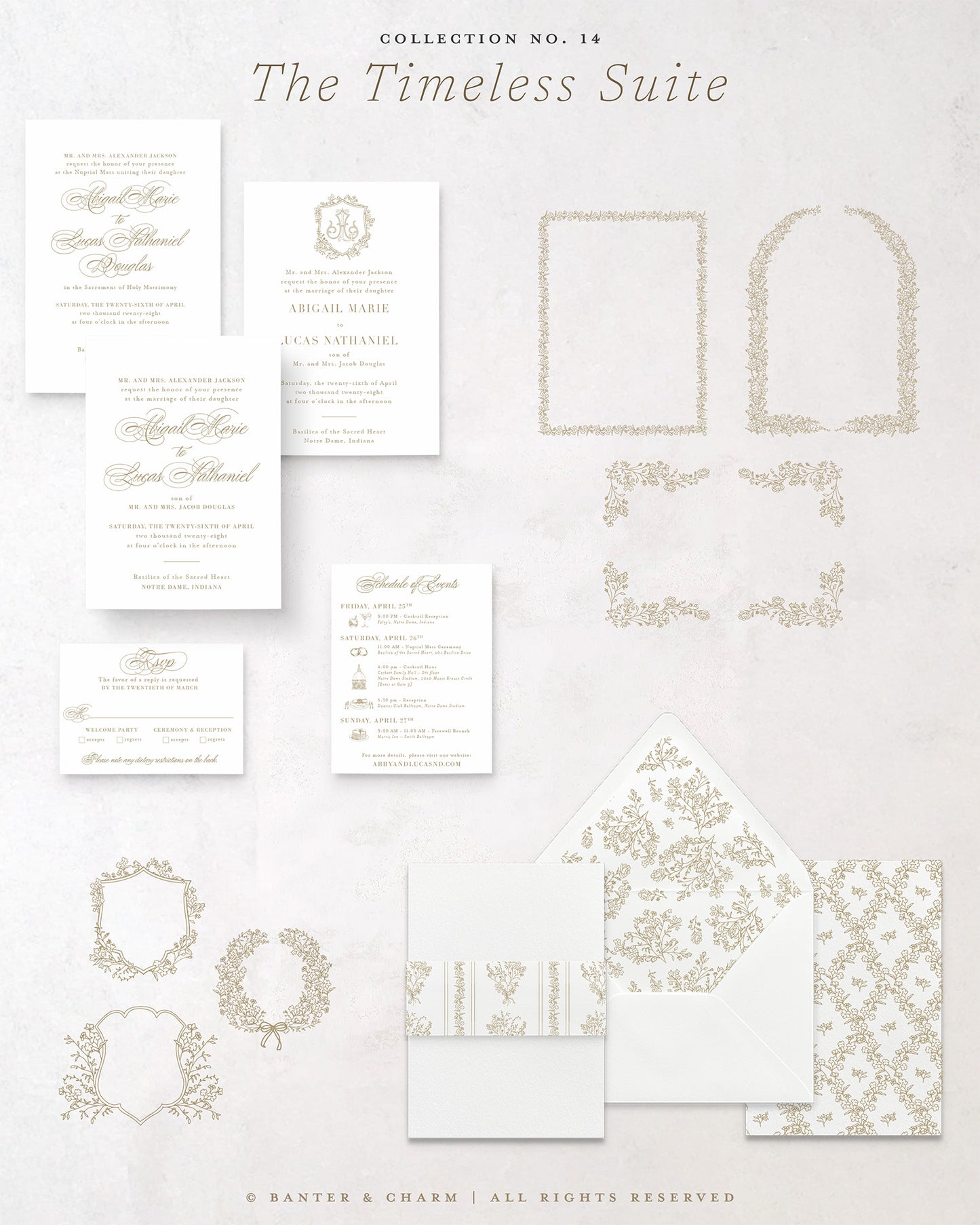 The Timeless Collection | Wedding Invitation Suite