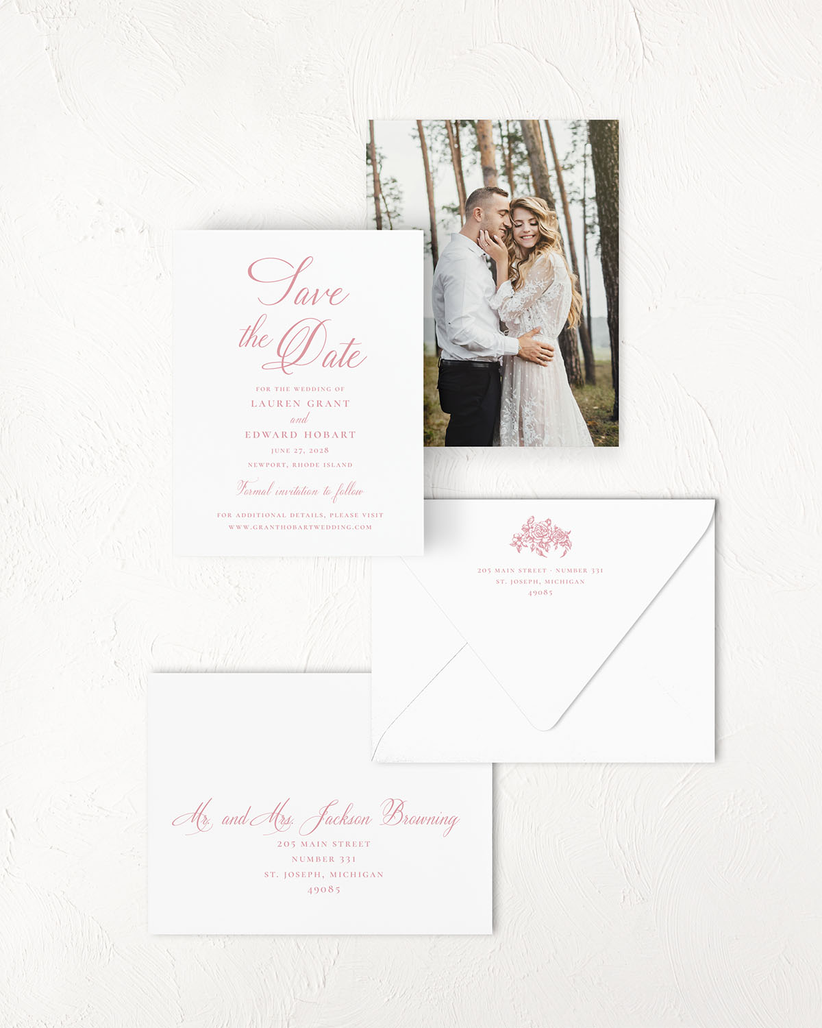 The Terrace Collection | Classic Save the Date Card