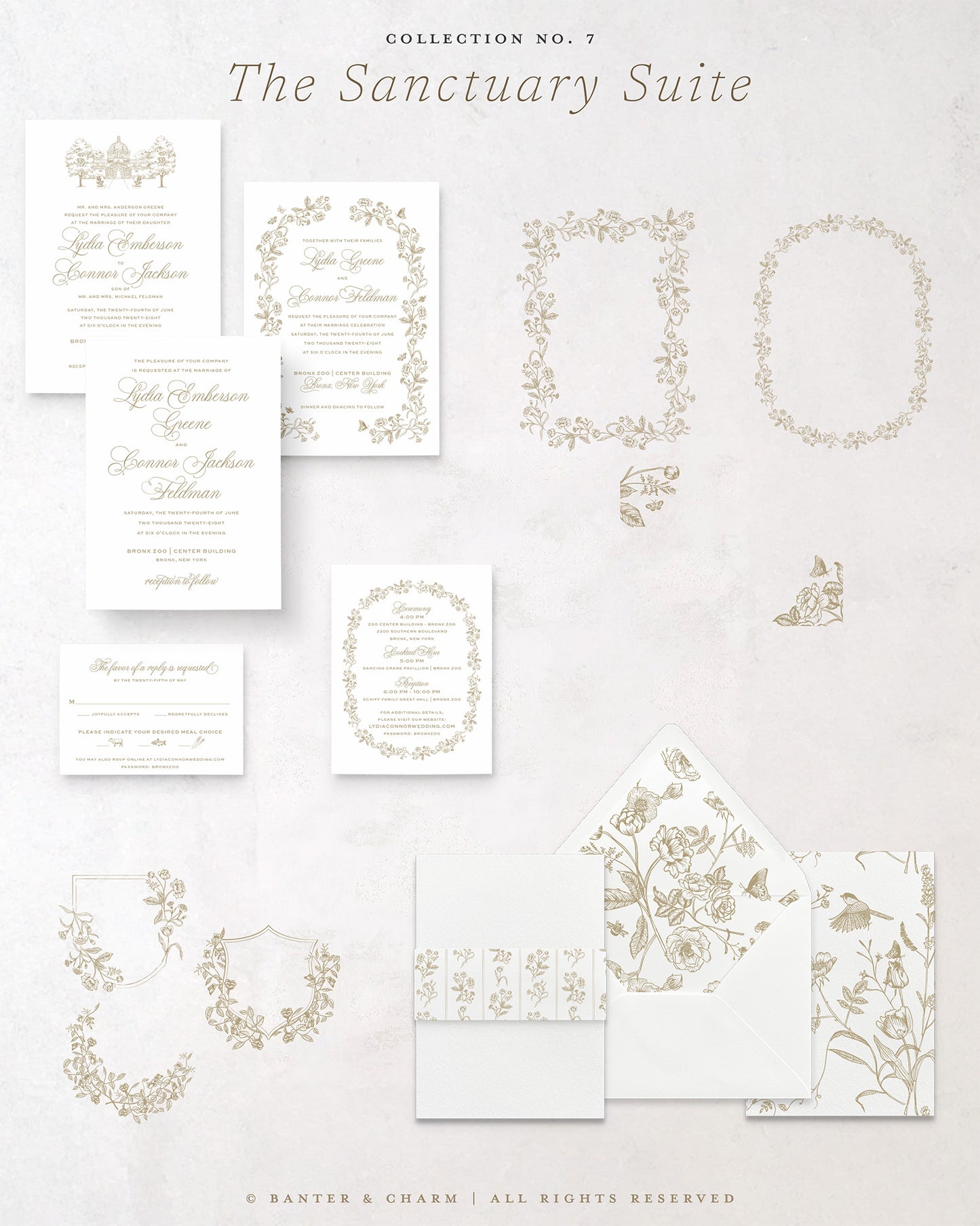 The Sanctuary Collection | Wedding Invitation Suite