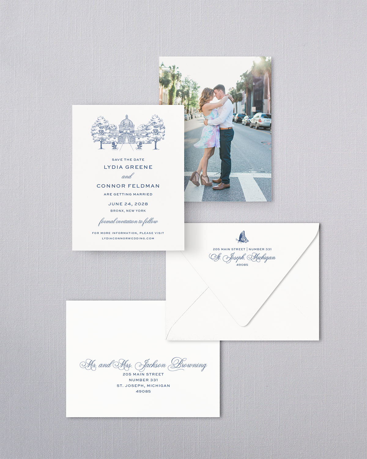 The Sanctuary Collection | Classic Save the Date Card
