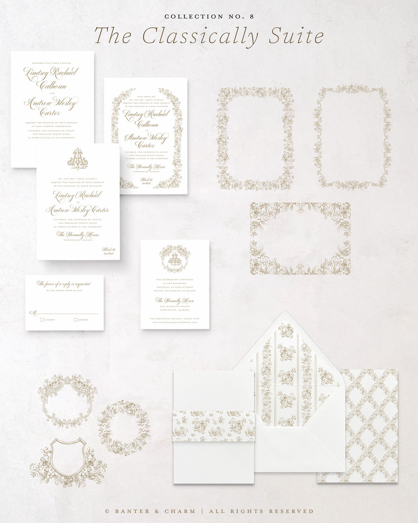 The Classically Collection | Wedding Invitation Suite