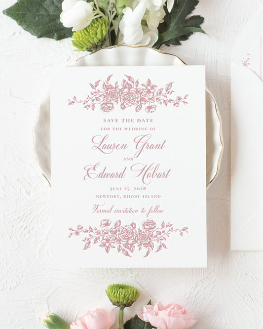 The Terrace Collection | Classic Save the Date Card