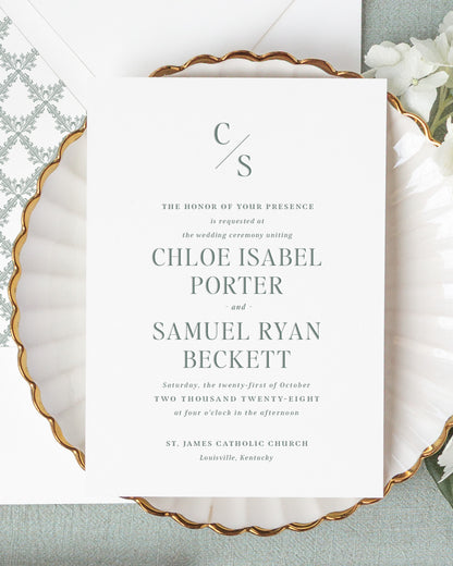 The Porter Collection | Wedding Invitation Suite