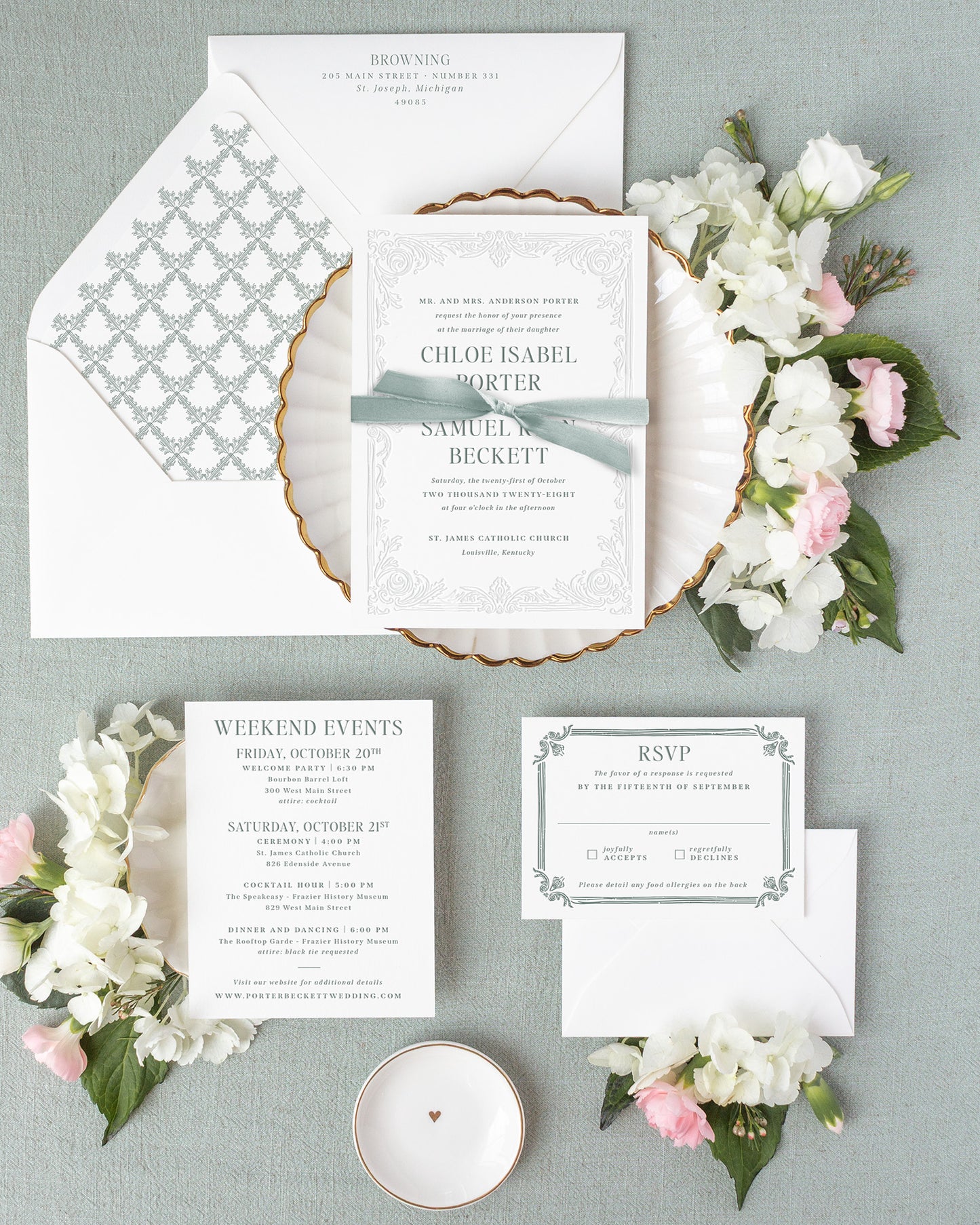 The Porter Collection | Wedding Invitation Suite