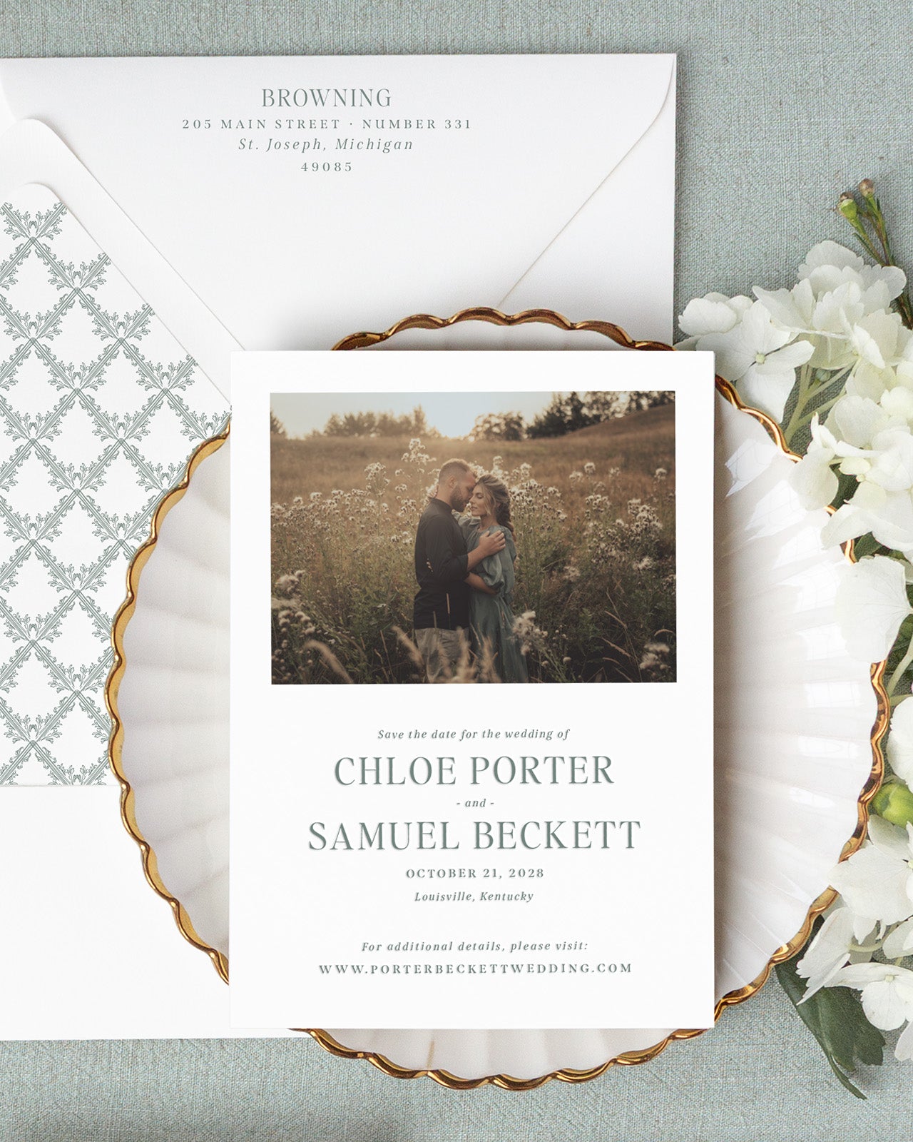 The Porter Collection | Photo Save the Date