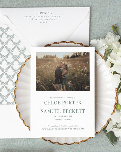 The Porter Collection | Photo Save the Date