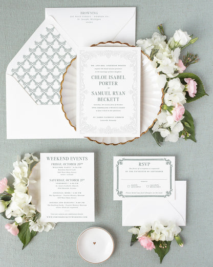 The Porter Collection | Wedding Invitation Suite