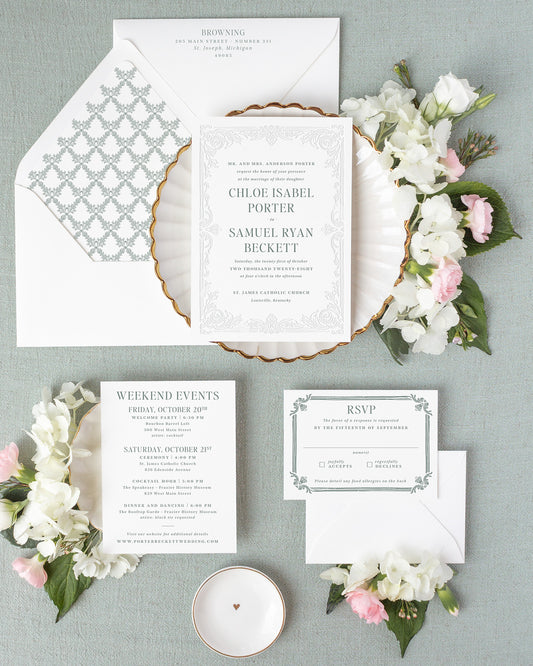 The Porter Collection | Wedding Invitation Suite
