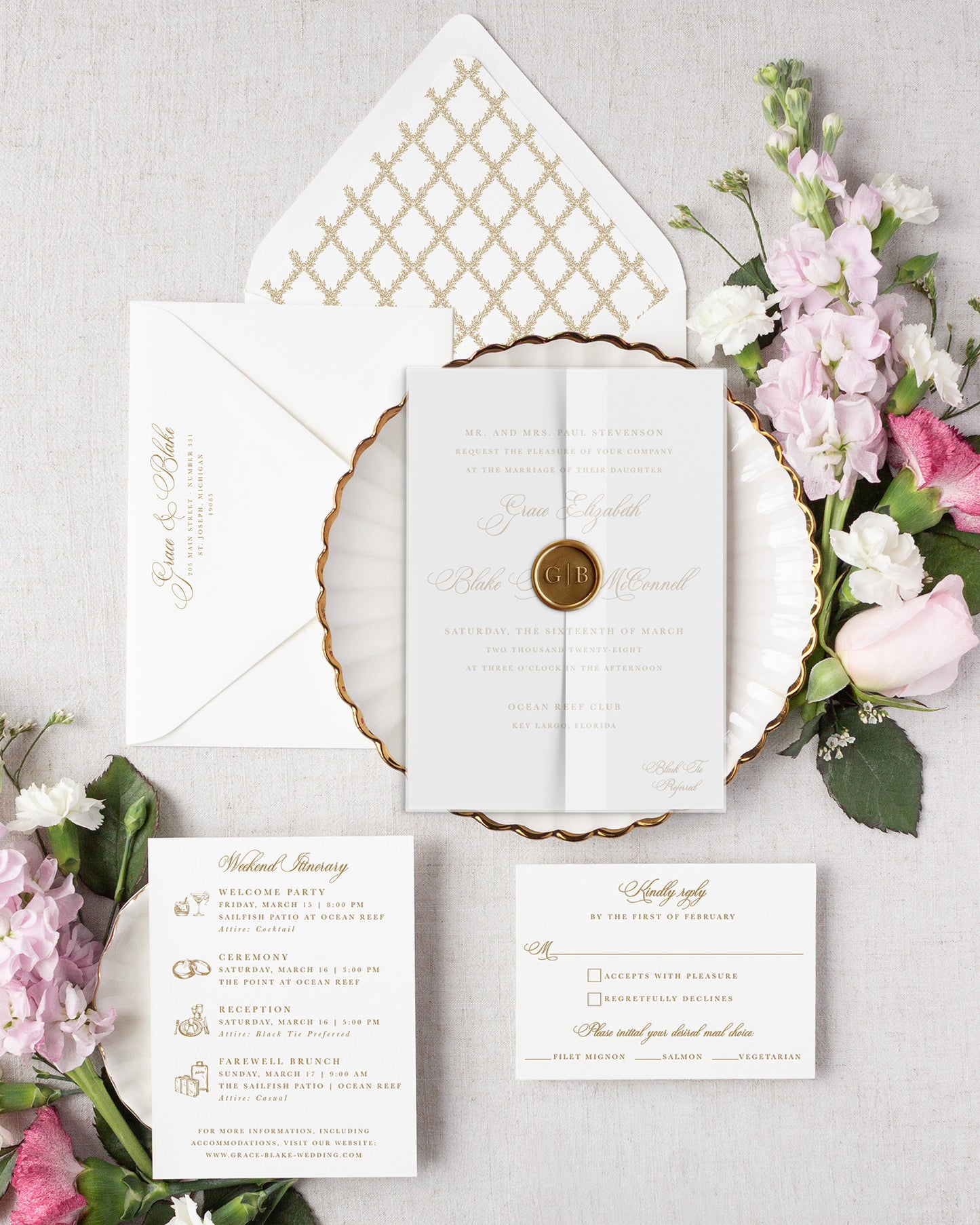 The Laurel Collection | Wedding Invitation Suite