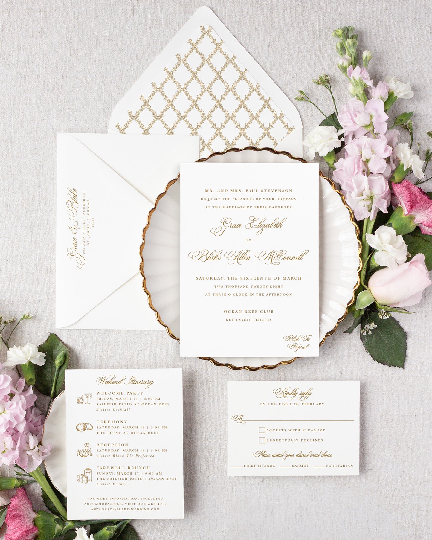 The Laurel Collection | Wedding Invitation Suite