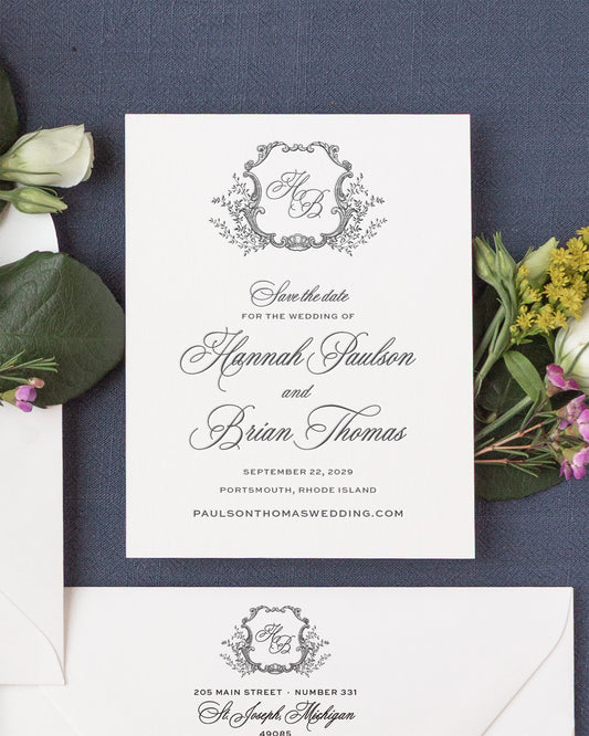 The Heritage Collection | Classic Save the Date Card
