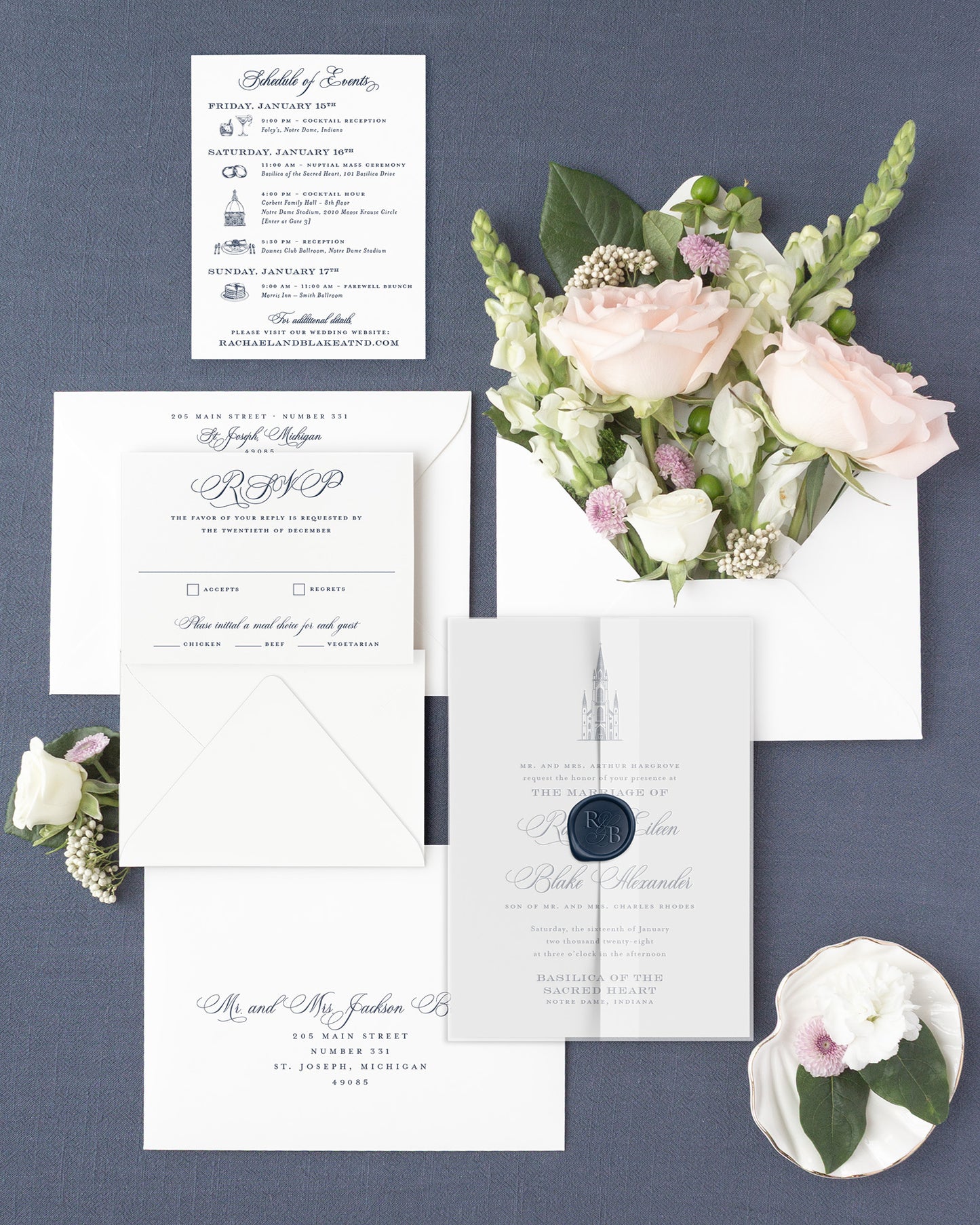 The Basilica Collection | Wedding Invitation Suite