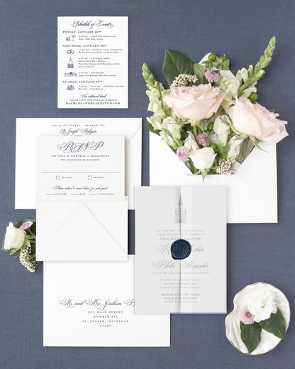 The Basilica Collection | Wedding Invitation Suite