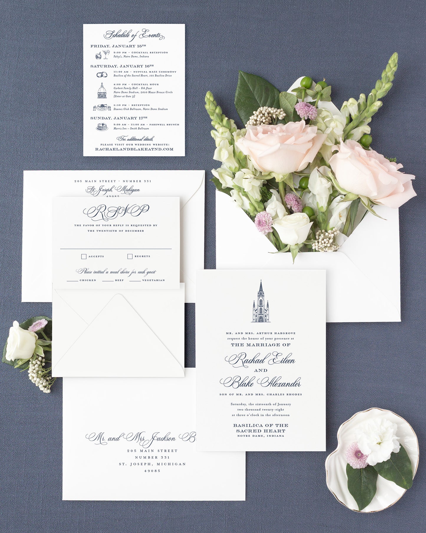 The Basilica Collection | Wedding Invitation Suite