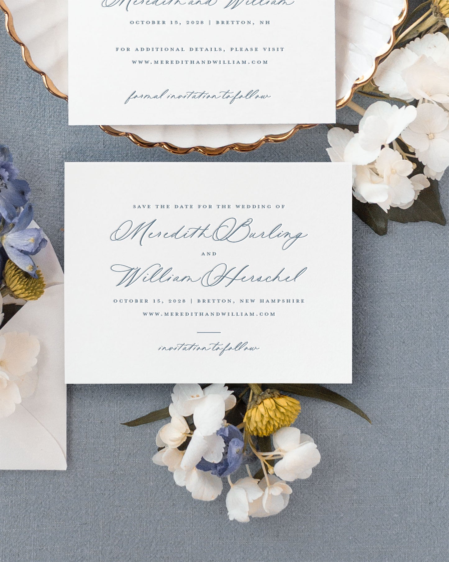 The Summit Collection | Classic Save the Date Card