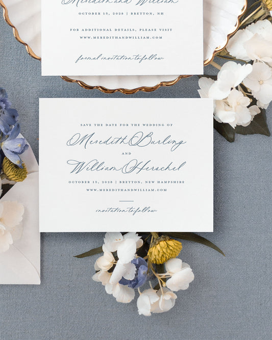 The Summit Collection | Classic Save the Date Card