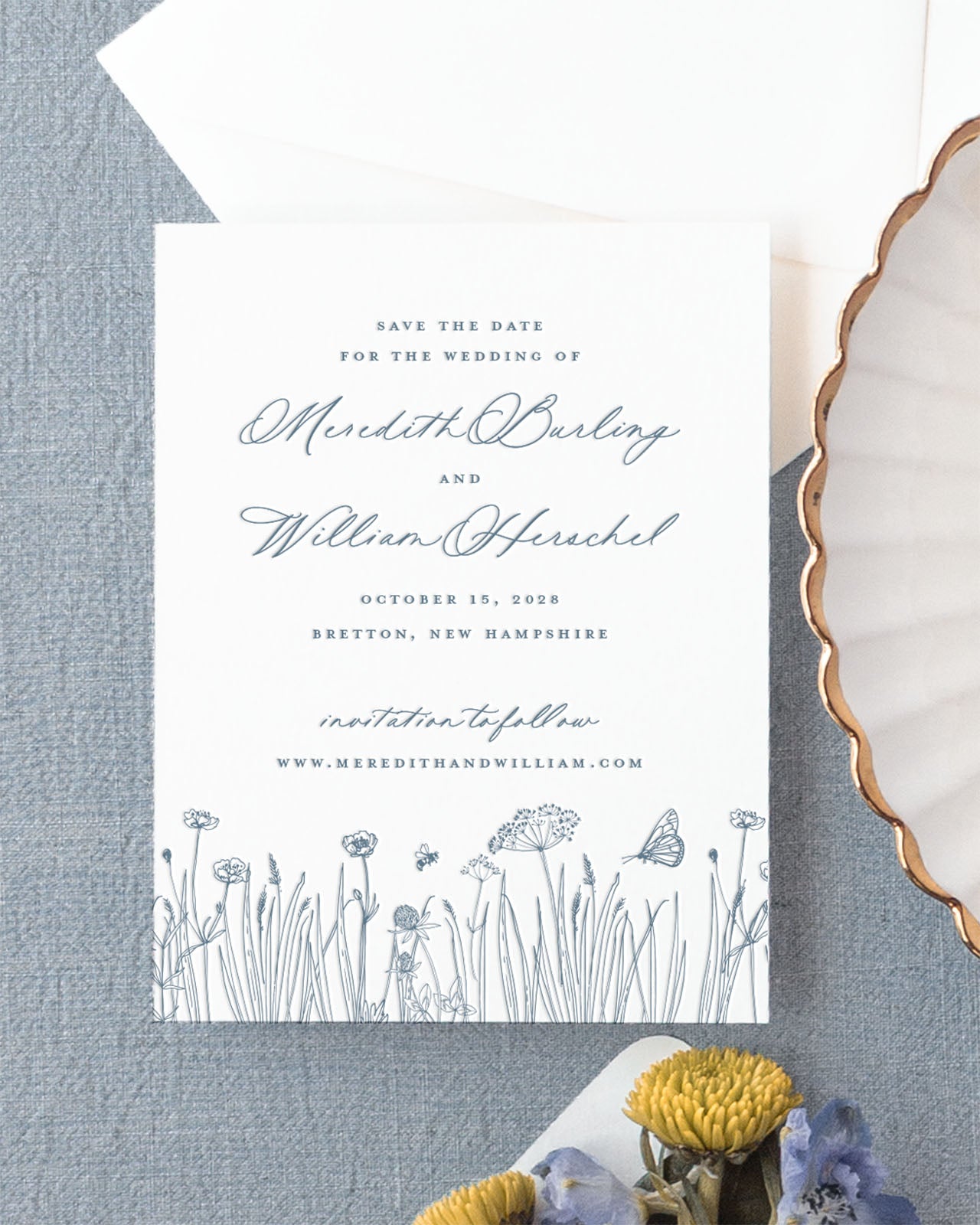 The Summit Collection | Classic Save the Date Card