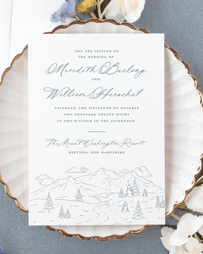 The Summit Collection | Wedding Invitation Suite