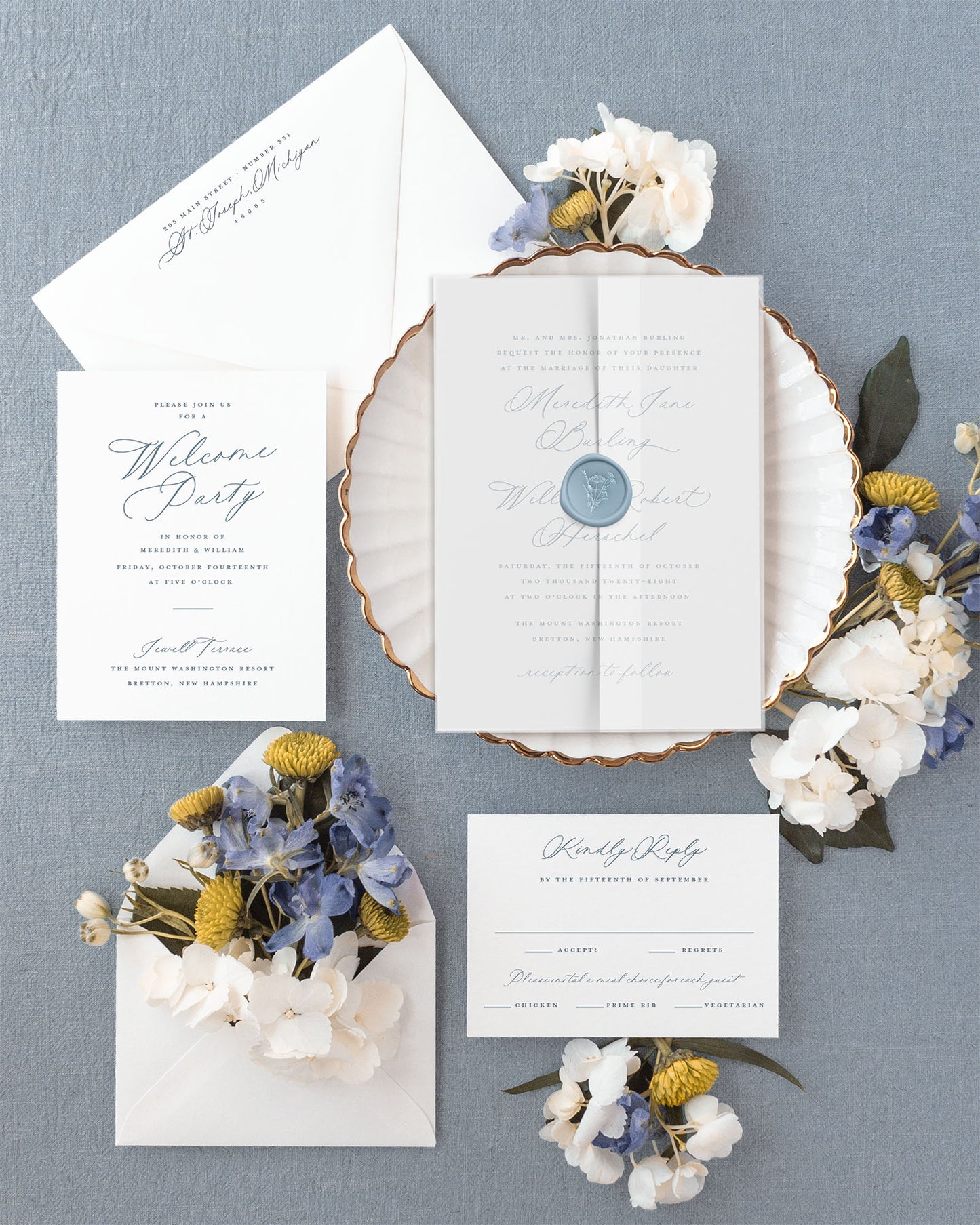 The Summit Collection | Wedding Invitation Suite