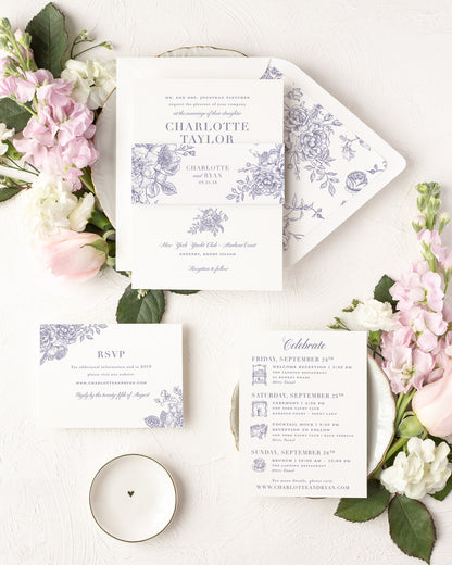 The Court Collection | Wedding Invitation Suite