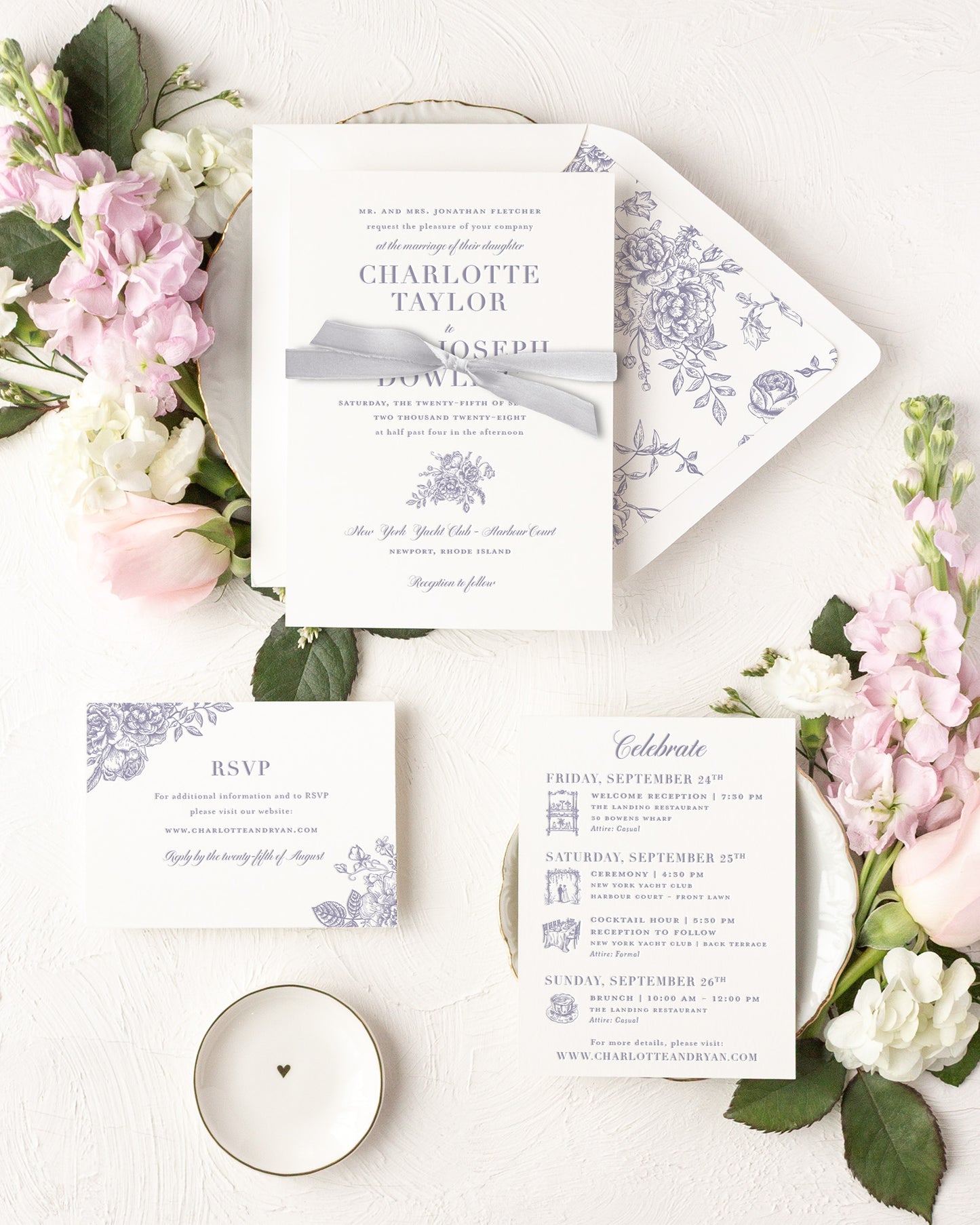 The Court Collection | Wedding Invitation Suite