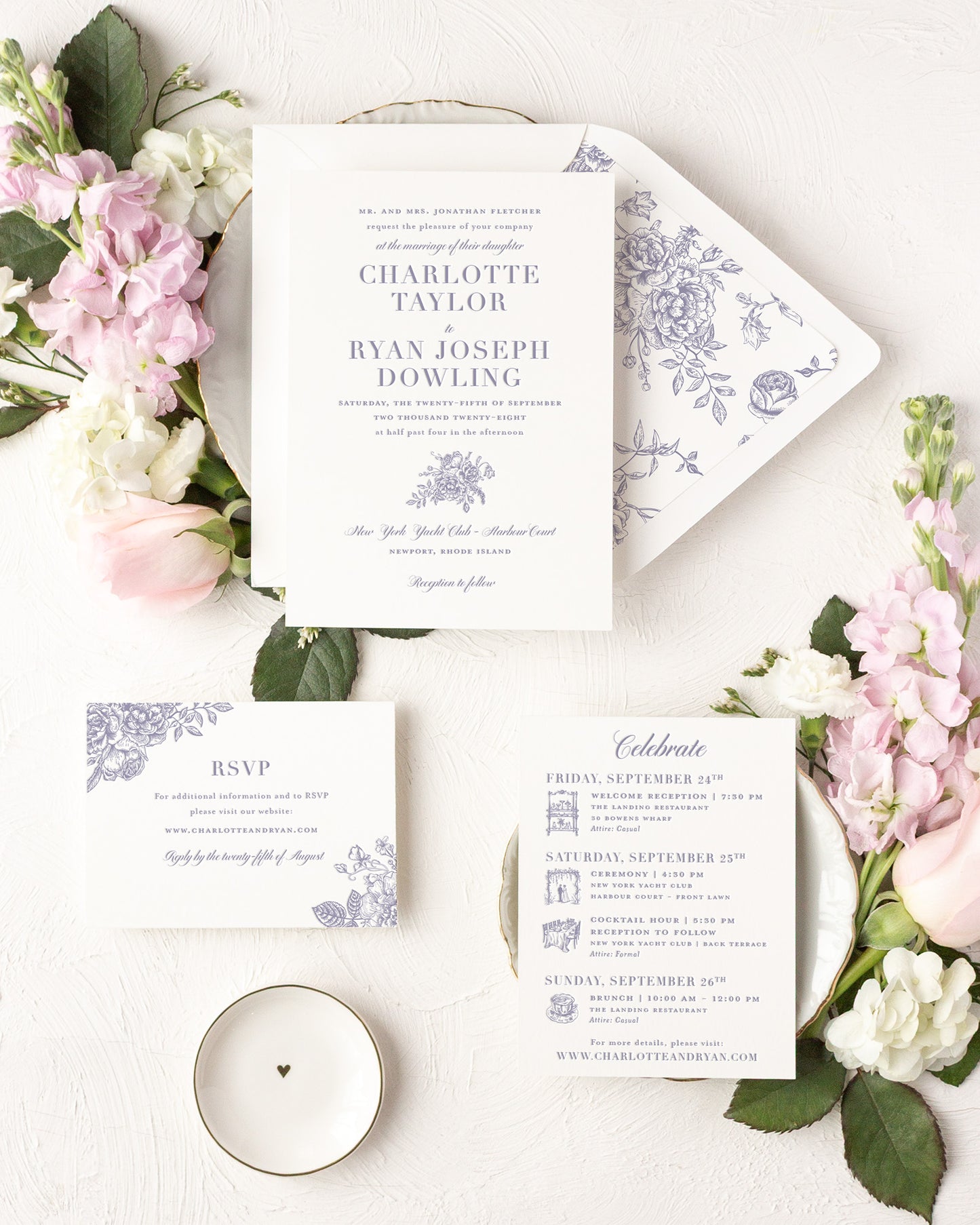 The Court Collection | Wedding Invitation Suite