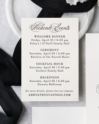 The Studio Edition Wedding Invitation Suite