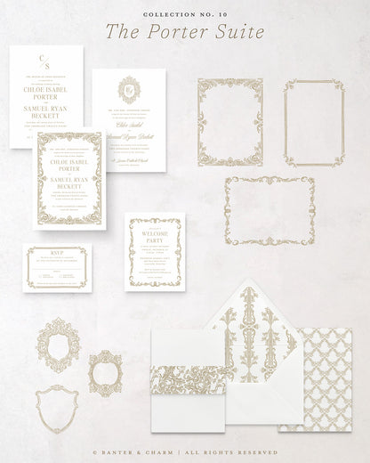 The Porter Collection | Wedding Invitation Suite