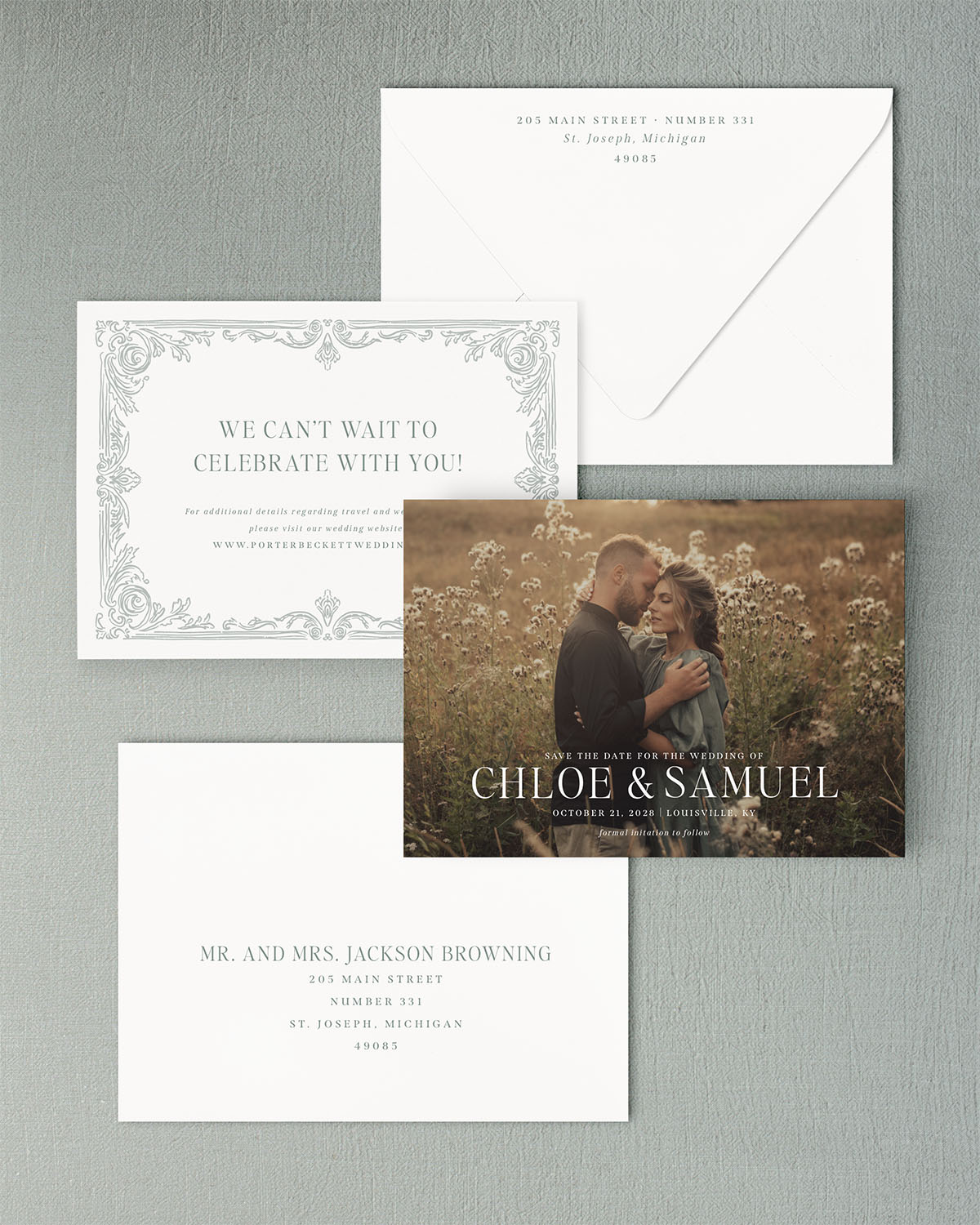 The Porter Collection | Photo Save the Date