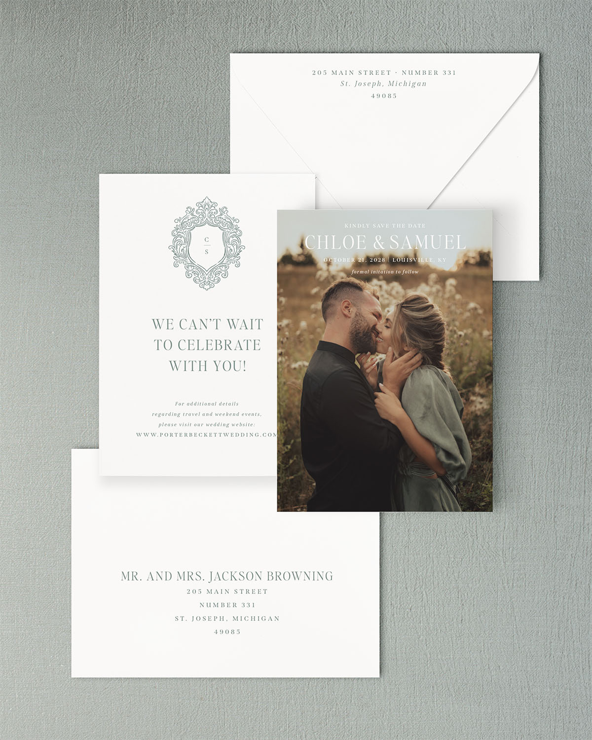 The Porter Collection | Photo Save the Date