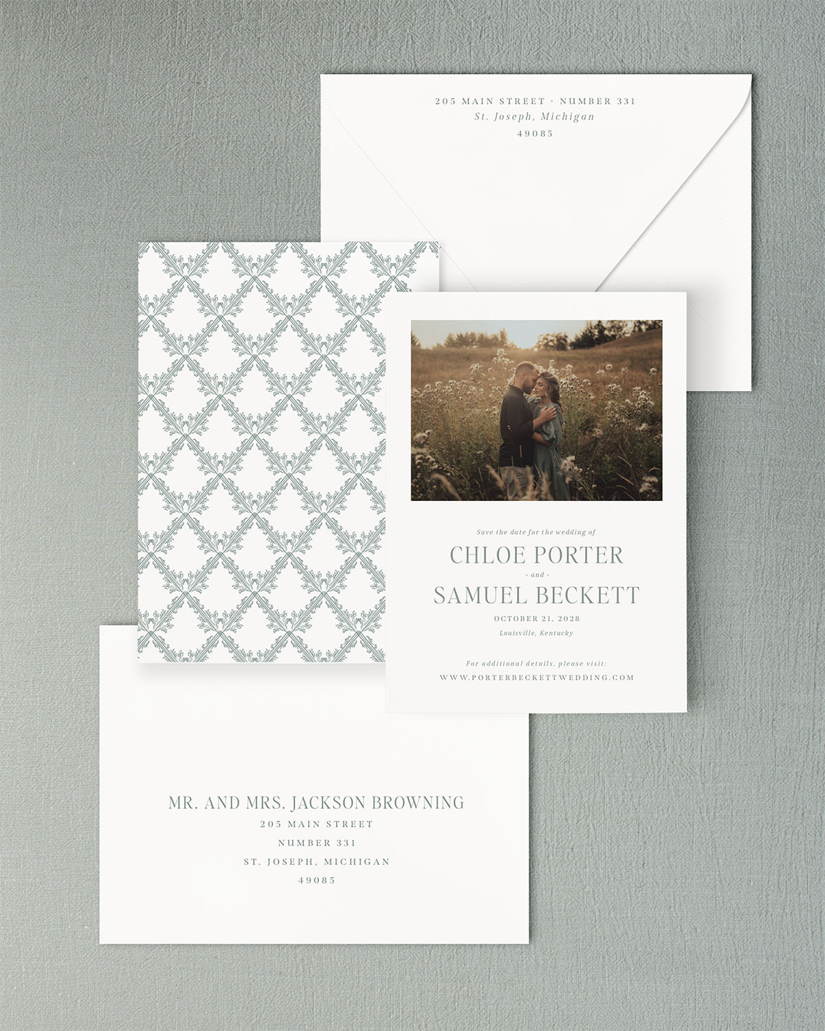 The Porter Collection | Photo Save the Date