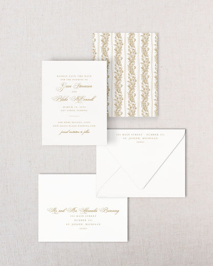 The Laurel Collection | Classic Save the Date Card