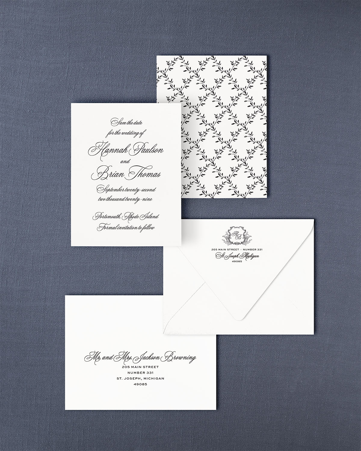 The Heritage Collection | Classic Save the Date Card