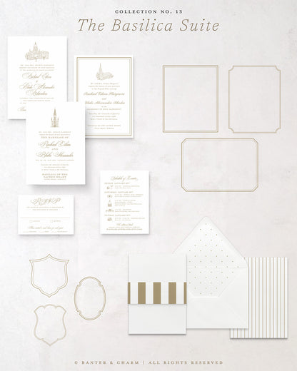 The Basilica Collection | Wedding Invitation Suite