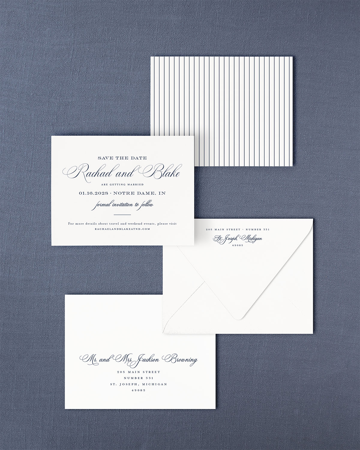 The Basilica Collection | Classic Save the Date Card