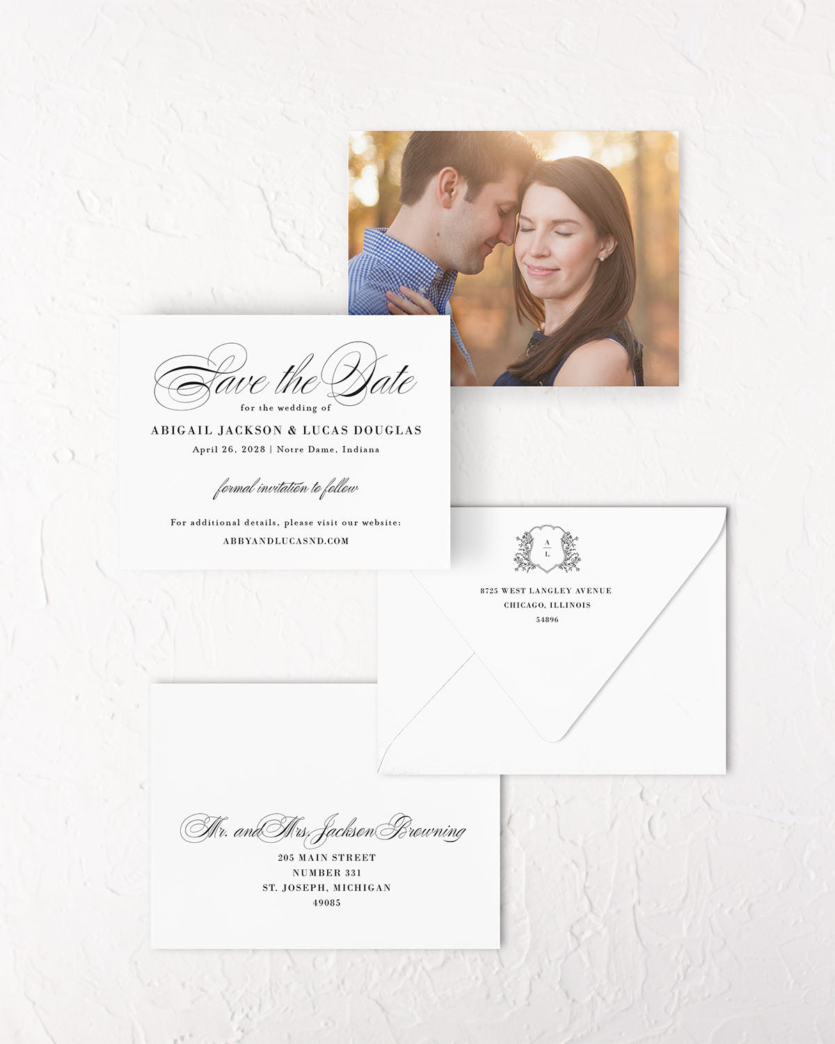 The Timeless Collection | Classic Save the Date Card