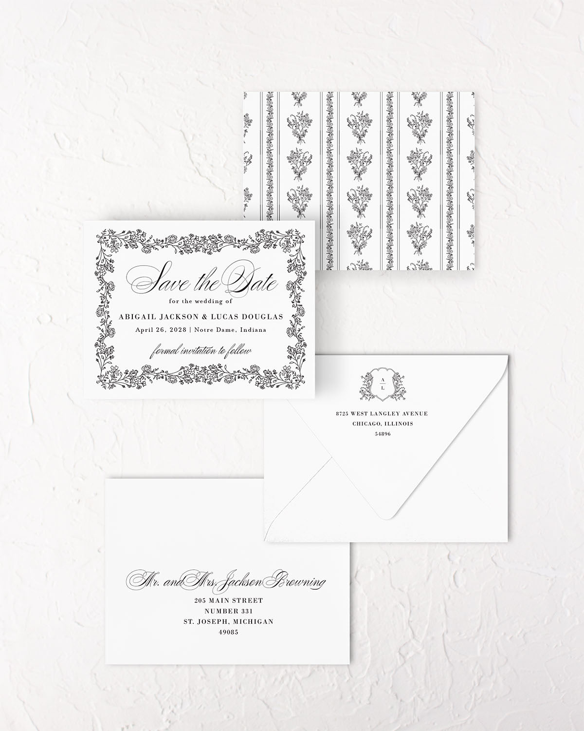 The Timeless Collection | Classic Save the Date Card