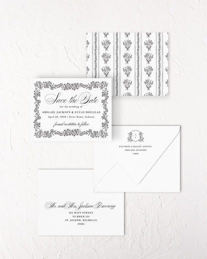 The Timeless Collection | Classic Save the Date Card