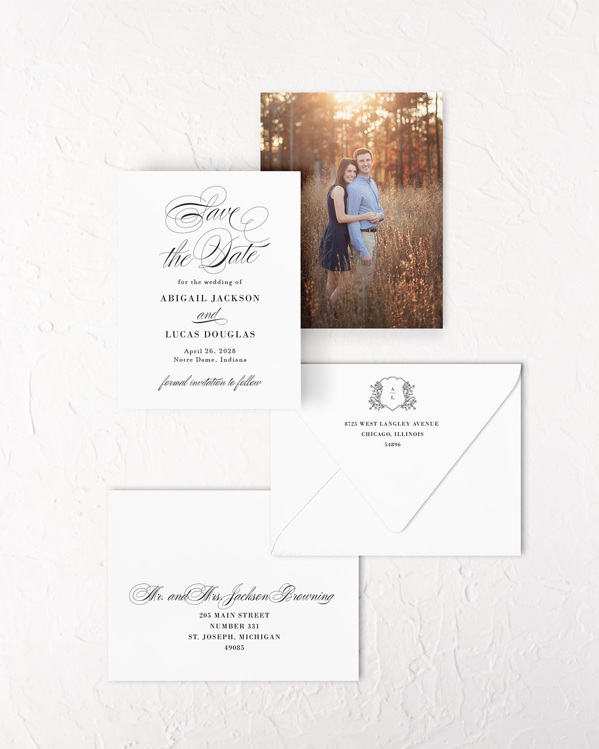 The Timeless Collection | Classic Save the Date Card