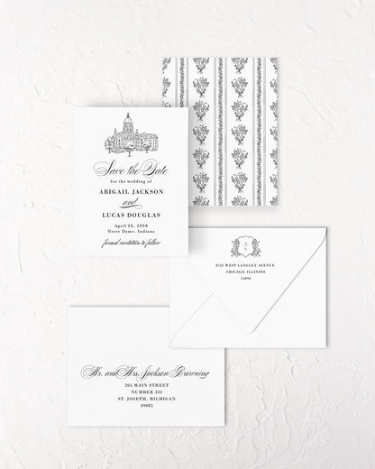 The Timeless Collection | Classic Save the Date Card