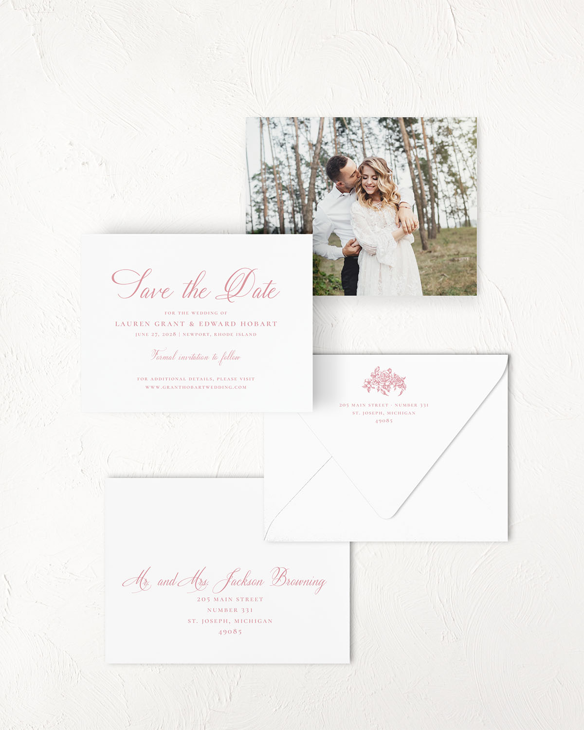 The Terrace Collection | Classic Save the Date Card