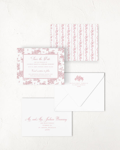 The Terrace Collection | Classic Save the Date Card