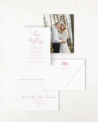 The Terrace Collection | Classic Save the Date Card