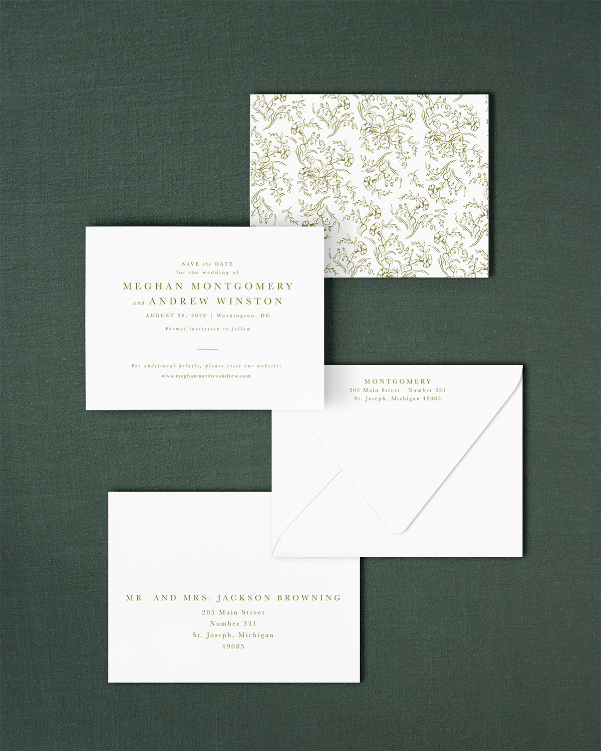 The District Collection | Classic Save the Date Card