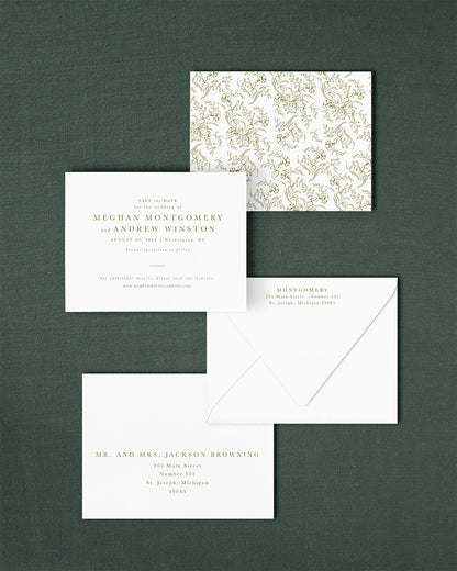 The District Collection | Classic Save the Date Card