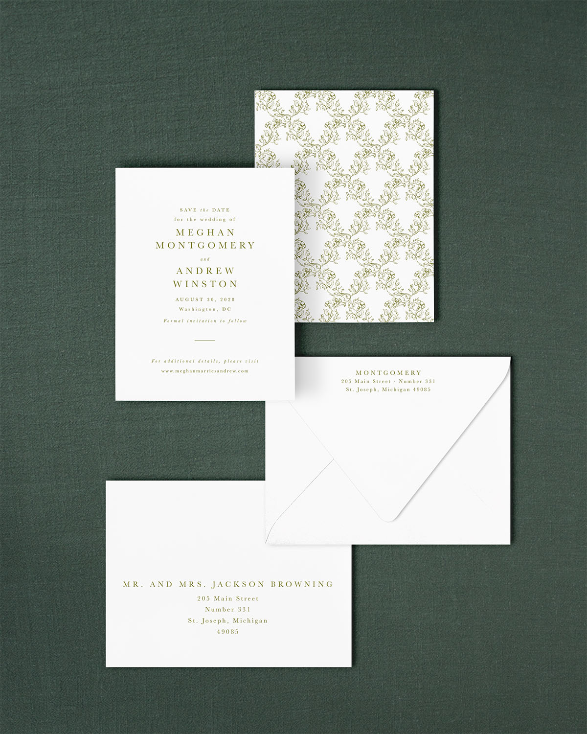 The District Collection | Classic Save the Date Card
